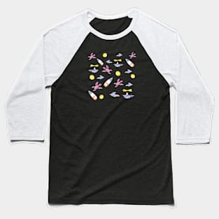 Sea Pattern Baseball T-Shirt